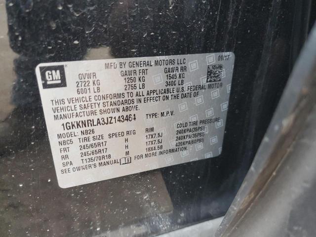 1GKKNRLA3JZ143464 GMC ACADIA SLE