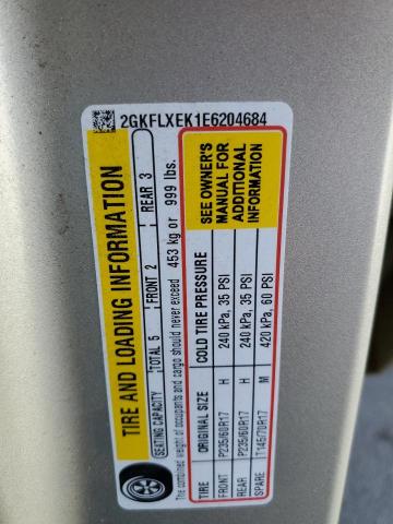 2GKFLXEK1E6204684 GMC Terrain Slt