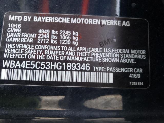 WBA4E5C53HG189346 BMW 440xi Gran Coupe
