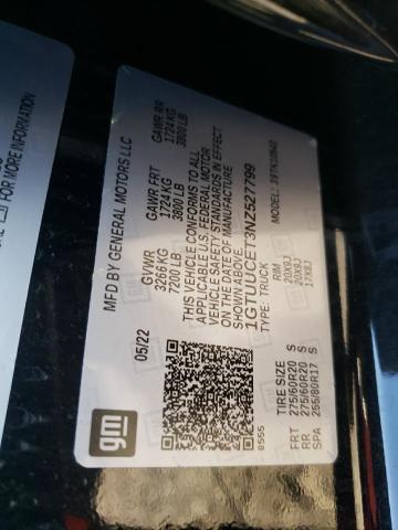 1GTUUCET3NZ527799 GMC Sierra K1500 Elevation