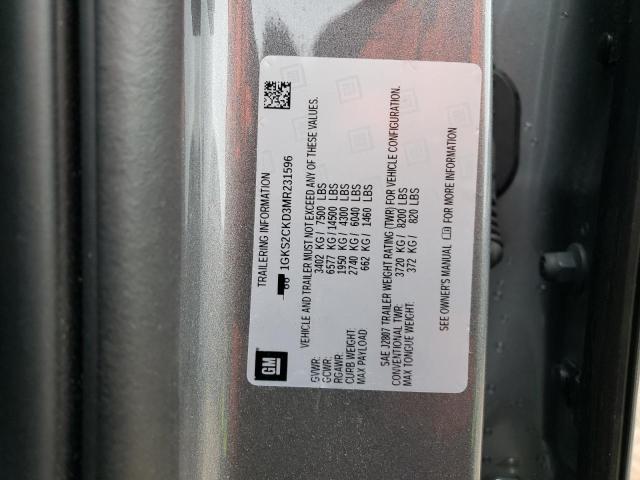 1GKS2CKD3MR231596 GMC Yukon At4