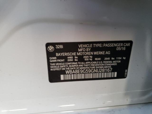 WBA8E9G59GNU28167 BMW 328 I Sulev