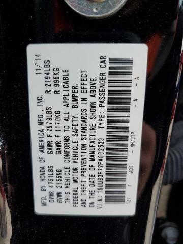 19UUB3F72FA002533 Acura Tlx Advance