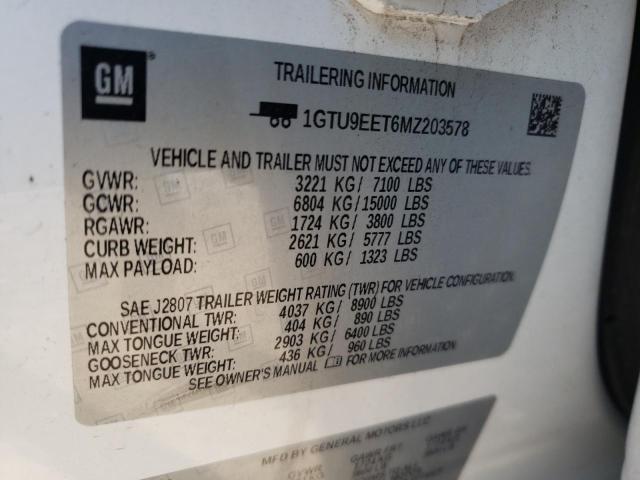 1GTU9EET6MZ203578 GMC Sierra K1500 At4