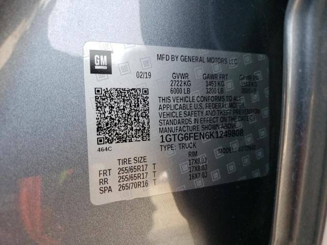 1GTG6FEN6K1249808 GMC Canyon All Terrain