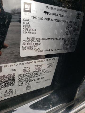 3GTU9CED5LG105881 GMC Sierra K1500 Elevation
