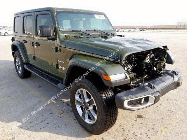 Auction sale of the 2022 Jeep Wrangler U, vin: 1C4HJXEG1NW221349, lot number: 71589442