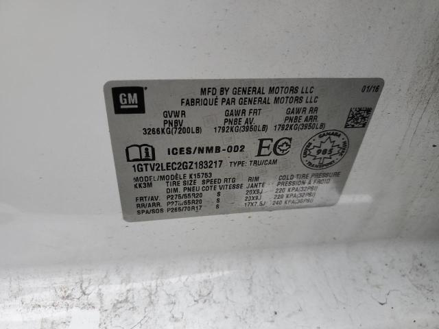 1GTV2LEC2GZ183217 GMC Sierra K1500