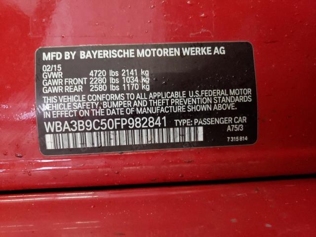 WBA3B9C50FP982841 BMW 335 XI