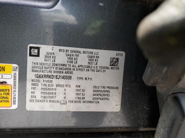 1GKKRRKD1EJ140308 GMC Acadia Slt-1