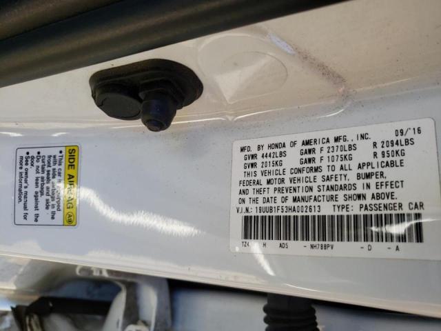 19UUB1F53HA002613 Acura TLX TECH
