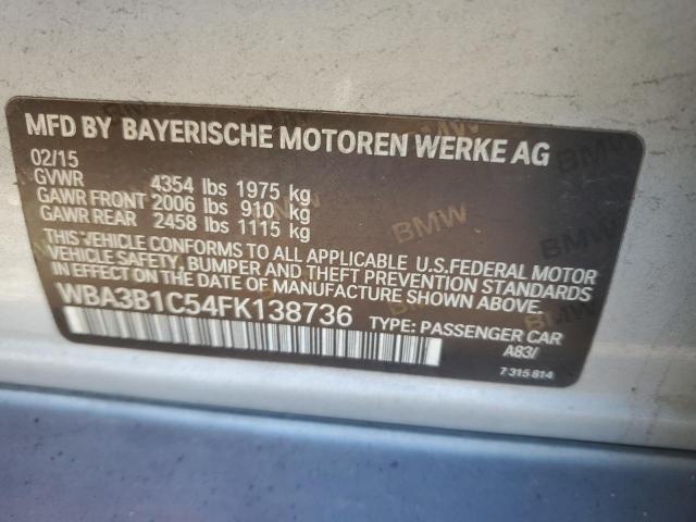 WBA3B1C54FK138736 BMW 320 I