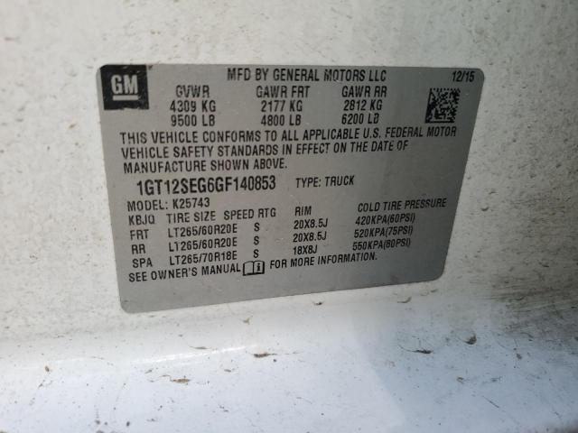 1GT12SEG6GF140853 GMC Sierra K2500 Sle