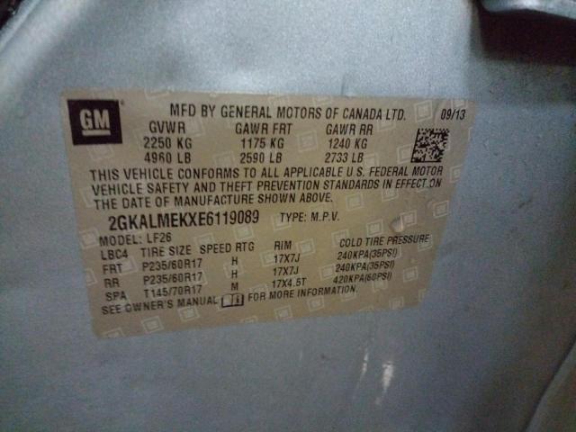 2GKALMEKXE6119089 GMC Terrain Sle