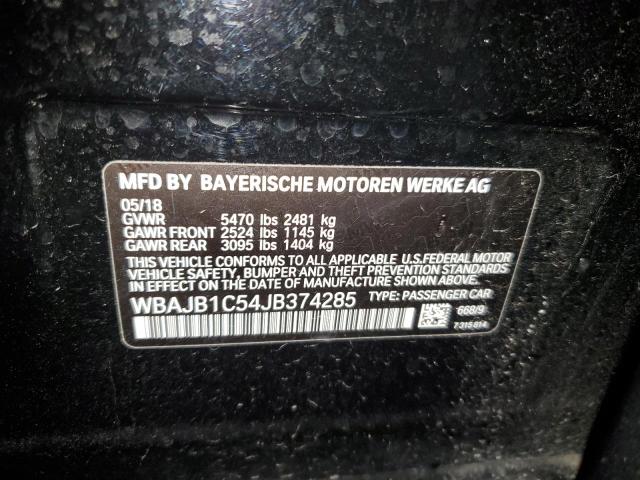WBAJB1C54JB374285 BMW 530XE