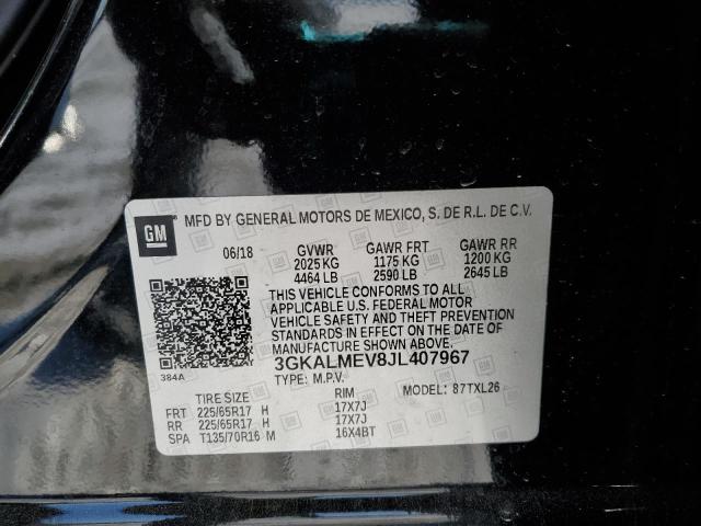 3GKALMEV8JL407967 GMC Terrain Sle