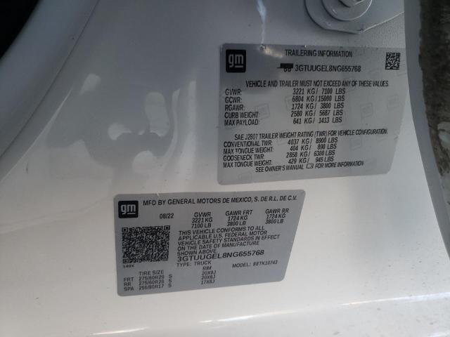 3GTUUGEL8NG655768 GMC Sierra K1500 Denali
