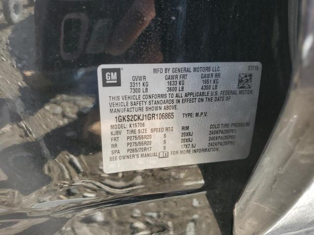 1GKS2CKJ1GR106865 GMC YUKON DENALI