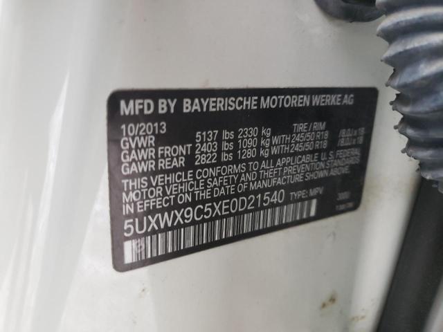 5UXWX9C5XE0D21540 BMW X3 Xdrive28i