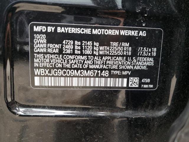 WBXJG9C09M3M67148 BMW X1 Xdrive28i