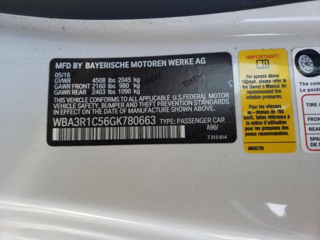 WBA3R1C56GK780663 BMW 435 I