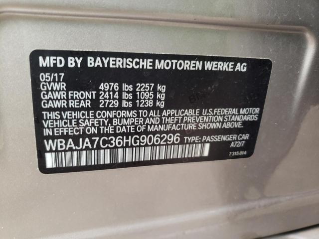 WBAJA7C36HG906296 BMW 530 XI