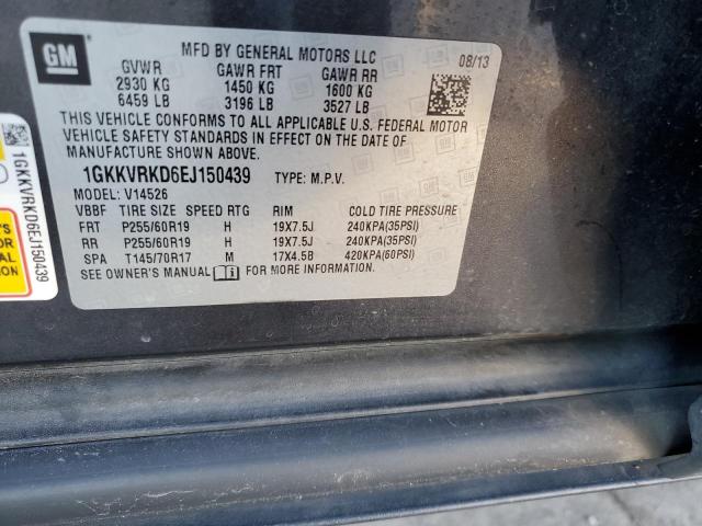 1GKKVRKD6EJ150439 GMC Acadia Slt-1