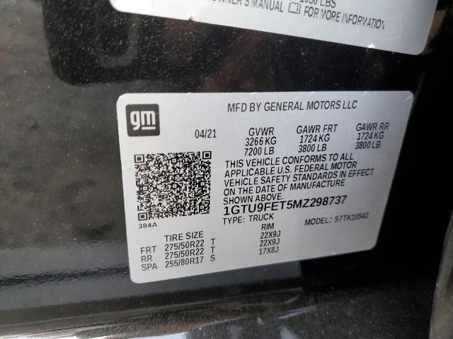 1GTU9FET5MZ298737 GMC Sierra K1500 Denali