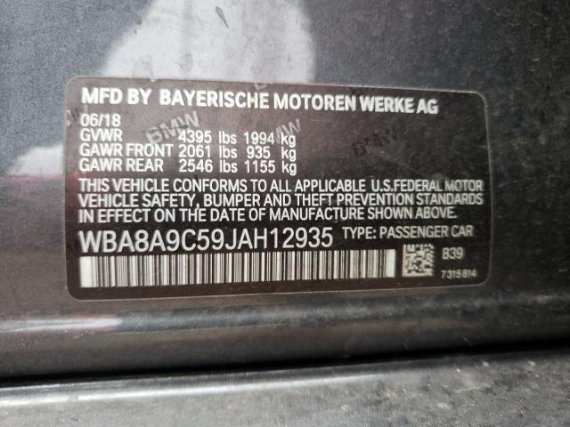 WBA8A9C59JAH12935 BMW 320 I
