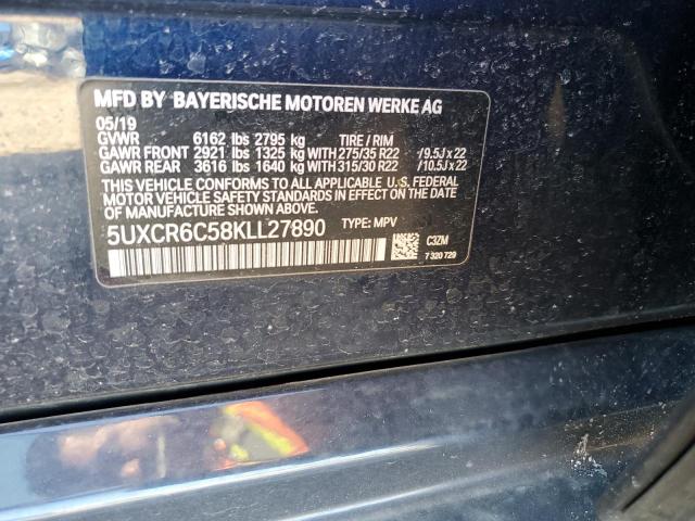 5UXCR6C58KLL27890 BMW X5 Xdrive40i