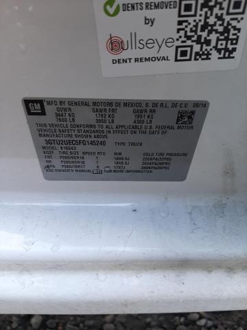 3GTU2UEC5FG145240 GMC Sierra K1500 Sle