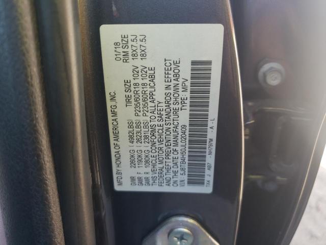 5J8TB4H50JL020409 Acura Rdx Technology