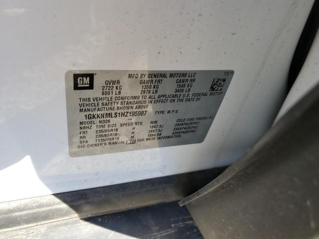 1GKKNMLS1HZ195987 GMC Acadia Slt-1