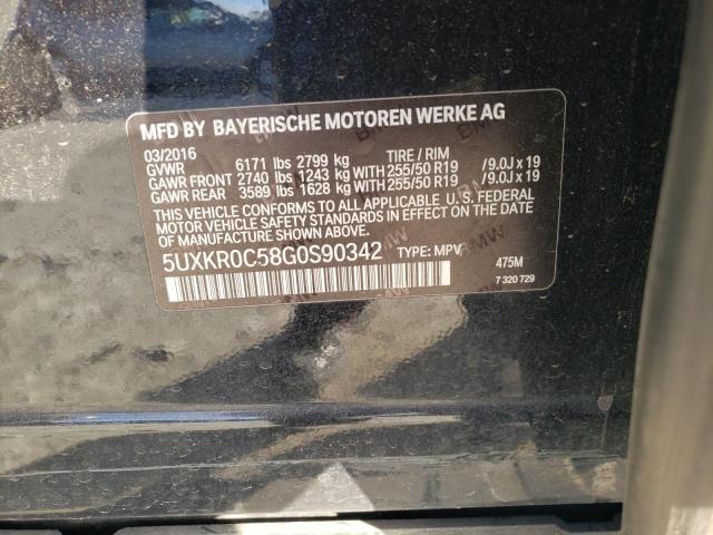 5UXKR0C58G0S90342 BMW X5 Xdrive35i