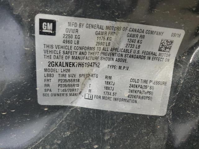 2GKALNEK7H6194732 GMC Terrain Sle
