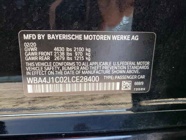 WBA4J1C02LCE28400 BMW 430i Gran Coupe