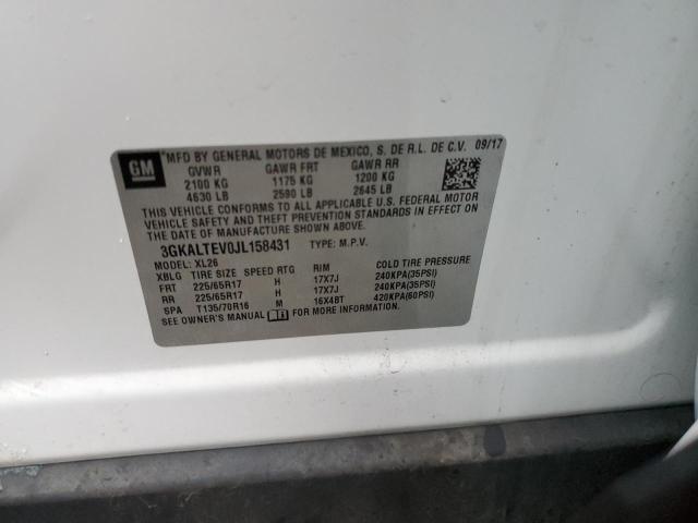 3GKALTEV0JL158431 GMC Terrain Sle