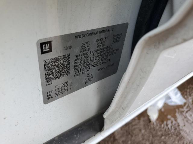 1GTG6CEN2K1148134 GMC CANYON SLE