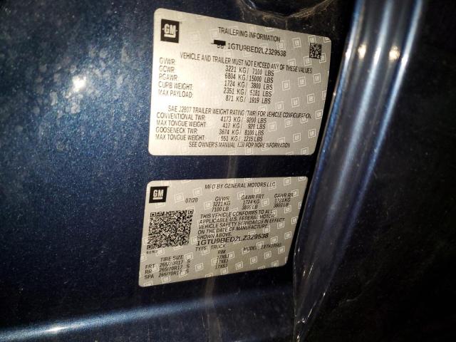 1GTU9BED2LZ329538 GMC Sierra K1500 Sle