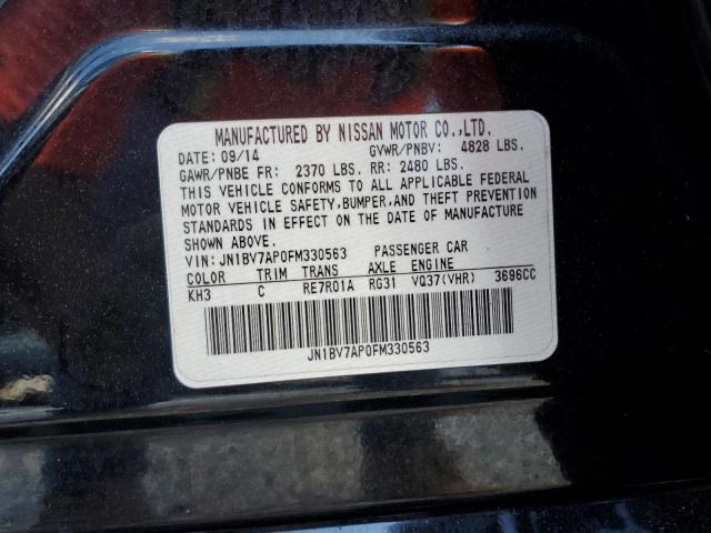 JN1BV7AP0FM330563 Infiniti Q50 BASE