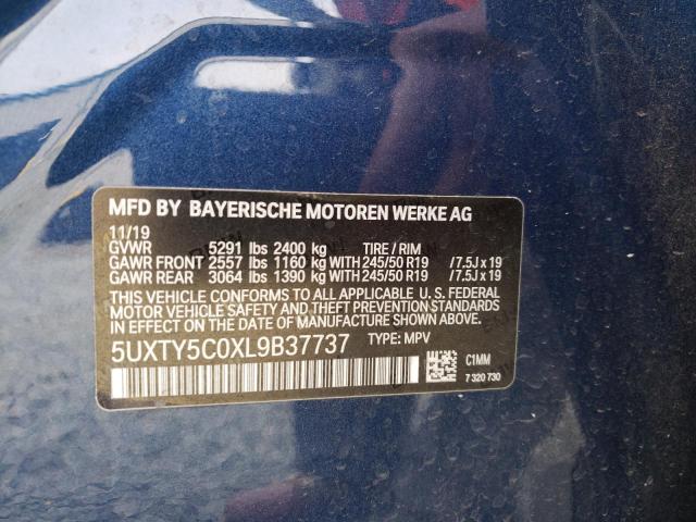 5UXTY5C0XL9B37737 BMW X3 Xdrive30i