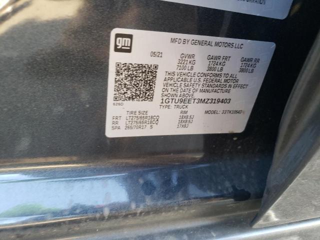 1GTU9EET3MZ319403 GMC Sierra K1500 At4
