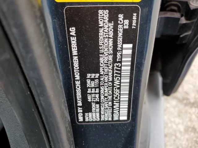WBAVM1C56FVW57773 BMW X1 Sdrive28i