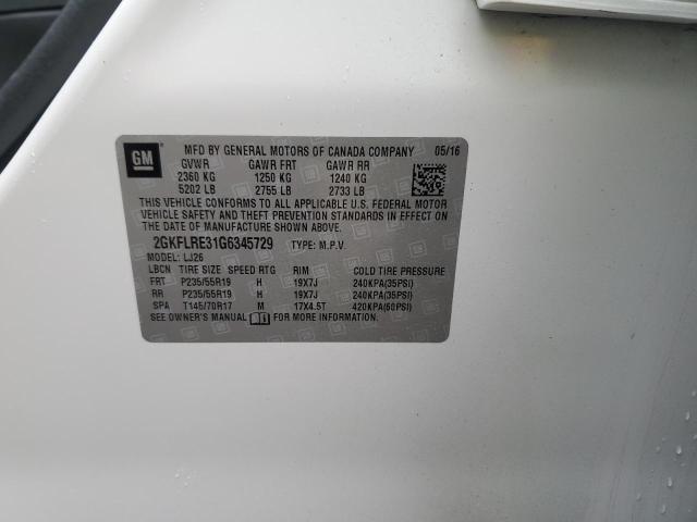 2GKFLRE31G6345729 GMC Terrain Denali