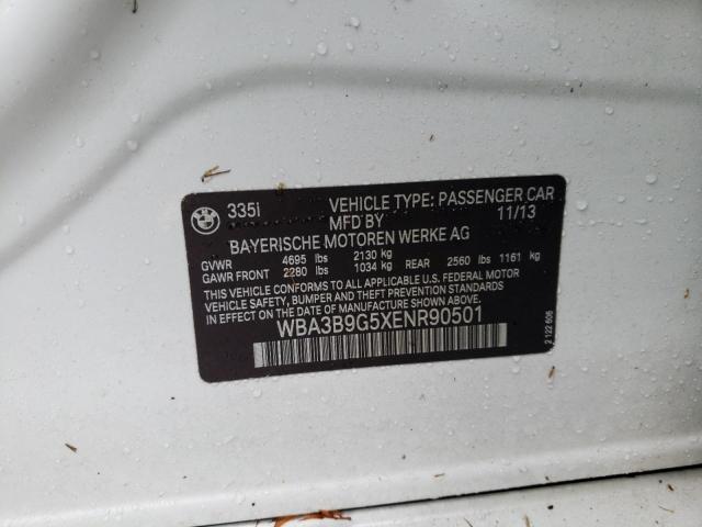 WBA3B9G5XENR90501 BMW 335 XI