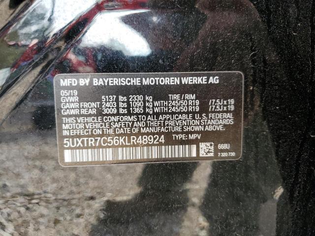 5UXTR7C56KLR48924 BMW X3 Sdrive30i
