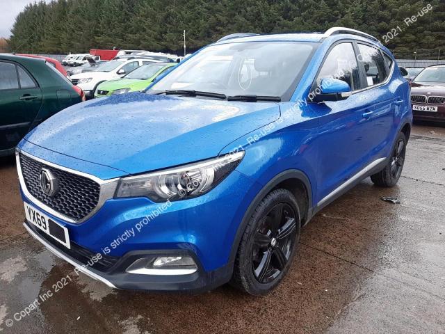 Auction sale of the 2019 Mg Zs Exclusi, vin: SDPW7CBECKZ146627, lot number: 72558922