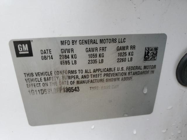 1G11D5SL9FF136543 Chevrolet MALIBU 2LT