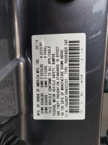 19UUB2F76HA002001 Acura Tlx Advance