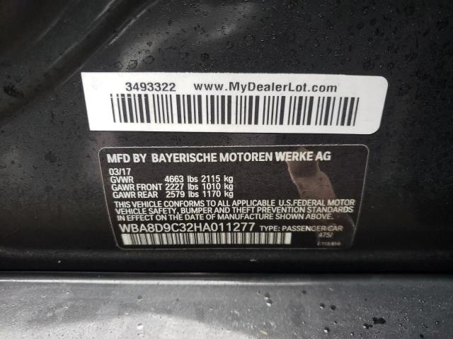 WBA8D9C32HA011277 BMW 330 XI